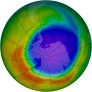 Antarctic Ozone 2007-10-08